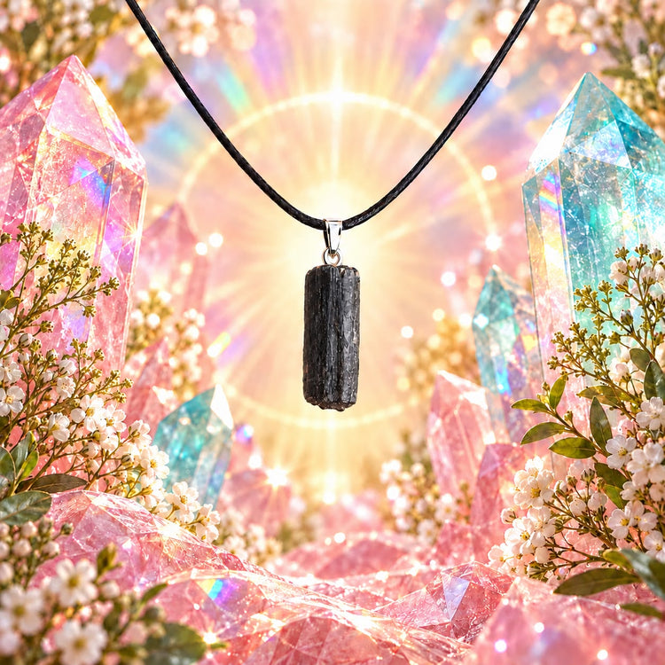 Black Tourmaline Entity Necklace