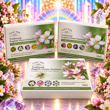 Set of Traditional English Flower Essences by Crystal Herbs