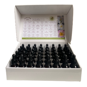 Set of Traditional English Flower Essences by Crystal Herbs